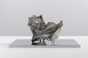 Sui Jianguo / 
Planting Trace -- Meteor Garden 4, 2018 / 
galvanized photosensitive resin 3D printing / 
9 7/8 x 4 x 7 in. (25 x 10 x 18 cm)