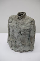 Sui Jianguo / 
Legacy 1st, 1997 / 
Bronze / 
Height 15.75 in. (40 cm) / 
 / 
The <i>Legacy</i> series marks Sui’s first use of the Zhongshan suit. The /  series began with sculptures of standalone jackets with corroded /  surfaces; later the jackets were created with brightly colored, glossy /  surfaces. The sculptures serve as an attempt to confront and release  / “the excitement and inhibition associated with this object.”