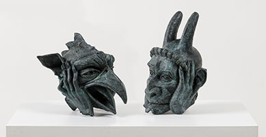 Terry Allen / 
Angels, c.1995 / 
bronze / 
6 x 5 x 6 in. (15.2 x 12.7 x 15.2 cm) / 
Edition of 5