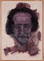 Terry Allen / 
Face 2, 2006  / 
      gouache on paper  / 
      39 1/4 x 28 1/4 in. (99.7 x 71.8 cm)