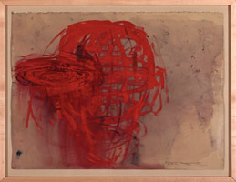 Terry Allen / 
Headache, 2006 / 
      gouache on paper / 
      25 3/4 x 33 1/2 in. (65.4 x 85.1 cm)