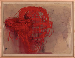 Terry Allen / 
Headache, 2006 / 
      gouache on paper / 
      25 3/4 x 33 1/2 in. (65.4 x 85.1 cm)