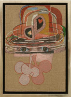 Tom Wudl / 
      Early Tetralogy of Bloom: Sweets of Sin, 2006 / 
      oil on linen / 
      Board: 10 x 7 in. (25.4 x 17.8 cm) / 
      Framed: 11 1/4 x 8 1/4 in. (28.6 x 21 cm)