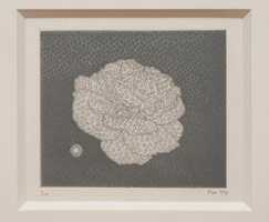 Tom Wudl / 
The Fragrances of Enlightenment Practice (Forgiveness), 2009 / 
      Etching (ink on rag paper) / 
      paper: 11 x 15 in. (27.9 x 38.1 cm); / 
      image: 2 7/8 x 3 3/8 in. (7.3 x 8.6 cm) / 
      Edition of 12