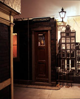 Edward & Nancy Reddin Kienholz / 
      The Hoerengracht, 1983 - 1988 / 
      mixed media tableau / 
      120 x 520 x 280 in (305 x 1321 x 712 cm)