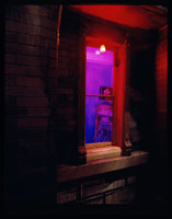 Edward & Nancy Reddin Kienholz / 
      The Hoerengracht, 1983 - 1988 / 
      mixed media tableau / 
      120 x 520 x 280 in (305 x 1321 x 712 cm)