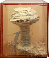 Tony Berlant / 
White Dragon I, 1975 / 
Ceramic, polyester resin and glue / 
27 x 21 x 23 1/4 in. (68.6 x 53.3 x 59.1 cm)