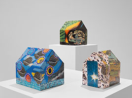 Installation photography of Tony Berlant: Houses / 
Photography by Matt Emonson