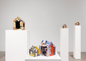 Installation photography of Tony Berlant: Houses /  Photography by Matt Emonson