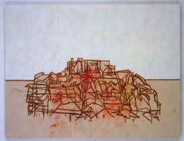 Tony Bevan / 
Table Top (PC0610), 2006 / 
acrylic on canvas / 
63 1/2 x 83 1/4 in. (161.3 x 211.5 cm)