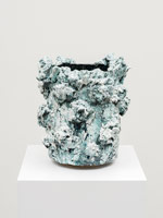 Tony Marsh / 
Untitled, from the 'Crucible' series, 2020 / 
multiple fired clay and assorted ceramics glaze materials / 
22 x 16 x 17 in. (55.9 x 40.6 x 43.2 cm)