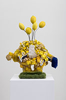 Vanessa German / 
Lemonheads, 2021 / 
mixed media sculpture / 
28 x 23 x 10 in. (71.1 x 58.4 x 25.4 cm)