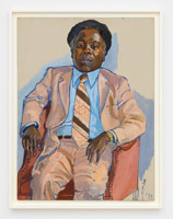 Alice Neel / 
Kanuthia, 1973 / 
oil on canvas / 
40 x 30 in. (101.6 x 76.2 cm)
