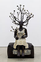 Alison Saar / 
Grow'd, 2019 / 
cast bronze / 
78 1/2 x 39 x 38 3/4 in. (199.4 x 99.1 x 98.4 cm) / 
© Alison Saar.