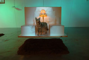 Terry Allen / 
Dugout II (Hold on to the house) / 
Santa Monica Museum of Art, Santa Monica, CA / 
Video and installation sculpture, including images from Dugout III Warboy (and the backboard blues) / 
28 February - 15 May 2004