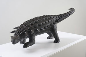 Ben Jackel / 
Taste the Fear, 2010 / 
stoneware and beeswax / 
32 H x 14 x 18 in (81.3 x 35.6 x 45.7 cm)