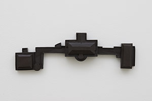 Ben Jackel / 
White House, 2017 / 
ceramic, stoneware, ebony / 
20 x 10 in. (50.8 x 25.4 cm)