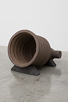 Ben Jackel / 
Siege Mortar, 2016 / 
stoneware / 
32 x 22 x 19 in. (81.3 x 55.9 x 48.3 cm)