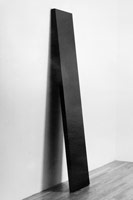 John McCracken / 
Untitled, 1981 / 
slab painting, resin, fiberglass / 
94 x 20 x 2 1/2 in. (238.76 x 50.8 x 6.35 cm) / 
Private collection