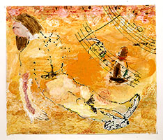 Constellation, 2003 - 04 / 
pencil and acrylic on paper / 
48 x 56 in (121.9 x 142.2 cm) / 
Private collection