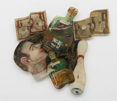 Charles Garabedian / 
Jack Nicholson, 1973 / 
wood, resin and acrylic / 
30 x 18 in. (76.2 x 45.7 cm)