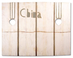 Charles Garabedian /  
China Wall, 1968 /  
acrylic, wood, and resin /  
72 x 92 in (182.9 x 233.7 cm)