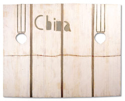 Charles Garabedian /  
China Wall, 1968 /  
acrylic, wood, and resin /  
72 x 92 in (182.9 x 233.7 cm)