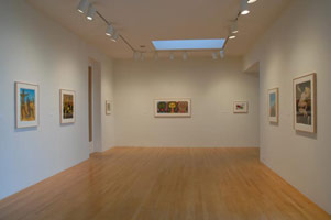 Installation photography, Charles Garabedian: New Works on Paper