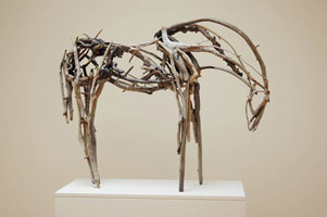 Deborah Butterfield / 
Untitled 3092.1 (DBut06-10), 2006 / 
        cast bronze / 
        41 1/2 x 53 x 13 in. (105.4 x 134.6 x 33 cm) / 
        Private collection 