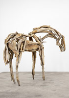 Deborah Butterfield / 
Palouse, 2012 / 
painted bronze / 
95 x 116 1/2 x 36 in. (241.3 x 295.9 x 91.4 cm)