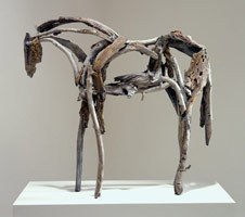 Deborah Butterfield / 
Cat Creek, 2001 / 
unique cast bronze / 
28 1/2 x 34 x 15 in. / 
Private collection, Los Angeles, CA