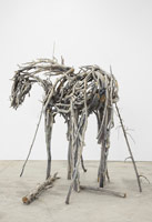 Deborah Butterfield / 
Storm Castle, 2012 / 
painted bronze / 
99 1/2 x 111 x 88 1/2 in. (252.7 x 281.9 x 224.8 cm) 