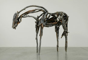 Deborah Butterfield / 
Galen, 2006 / 
cast bronze / 
89 x 119 x 35 in. (226.1 x 302.3 x 88.9 cm) / 
Private collection Sydney, NSW, Australia