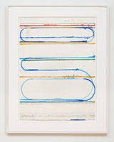 Richard Diebenkorn / 
Untitled (CR no. 4362), c. 1979 / 
gouache on paper / 
Paper: 29 15/16 x 22 1/8 in. (76 x 56.2 cm) / 
Framed: 38 x 30 in. (96.5 x 76.2 cm)