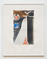 Richard Diebenkorn / 
V, 1988 / 
monotype / 
Image: 22 1/4 x 15 1/4 in. (56.5 x 38.7 cm) / 
Paper: 26 x 20 in. (66 x 50.8 cm) / 
Framed: 28 1/2 x 22 3/4 in. (72.4 x 57.8 cm)