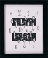 Bones of the Hand, 1992 / 
ink on gelatin silver print / 
Framed: 16 x 13 in (40.6 x 33 cm)