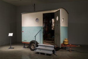 Michael C. McMillen / 
Dr. Crump's Mobile Field Lab [aka Inductive Geo-Imaging Field Laboratory], 2004-2014 / 
mixed media installation with four films, featuring 'Politbureau,' 'Science Institute Presents,' 'Wastelandia' and 'The End'  / 
dimensions variable