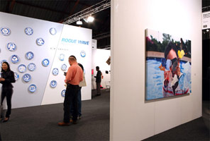 Installation photography / 
Rogue Wave Projects: /  
Eduardo Sarabia: History of the World at ARTLA