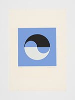 Frederick Hammersley / 
Seedling, 1967 / 
silkscreen / 
image: 8 x 8 in. (20.3 x 20.3 cm) / 
paper: 17 x 12 in. (43.2 x 30.5 cm)