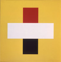 Frederick Hammersley /   
Home run, #2 1967 / 
oil on linen / 
42 x 42 in. (106.68 x 106.68 cm) / 
Private collection 
