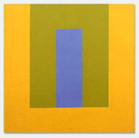 Frederick Hammersley /   
Conjugate, 1973 - 74 /   
oil on linen /   
19 1/2 x 19 1/2 in. (45.7 x 45.7 cm) /    
Private collection