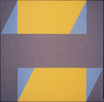 Frederick Hammersley / 
Deja view, 1996 / 
oil on linen / 
30 x 30 in. (76.2 x 76.2 cm) / 
Private collection 
 