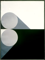 Frederick Hammersley / 
Even, 1962 / 
oil on linen / 
40 x 30 in. (101.6 x 76.2 cm) / 
Private collection 