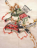 Study of Samurai from Shore Line Duel, 2005 / 
      Spraypaint, marker, and pencil on paper / 
      59 x 45 ½ in. (149.9 x 115.6 cm) / 
      Private collection
