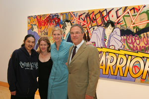 Installation photography, Zephyr: Paintings by Gajin Fujita / Kemper Museum of Contemporary Art / 
 / 
© Kemper Museum of Contemporary Art, Kansas City, MO; photography: Bruce Mathews