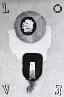 George Herms announcement, 1976
