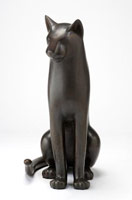 Gwynn Murrill / 
Big Sitting Cat 2, 2006 / 
      bronze / 
      31 x 15 x 21 1/2 in. (78.7 x 38.1 x 54.6 cm) / 
      Edition 2 of 9