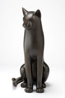 Gwynn Murrill / 
Big Sitting Cat 2, 2006 / 
      bronze / 
      31 x 15 x 21 1/2 in. (78.7 x 38.1 x 54.6 cm) / 
      Edition 2 of 9