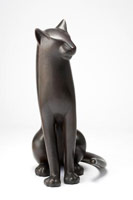 Gwynn Murrill / 
Big Sitting Cat 4, 2007 / 
      bronze / 
      31 1/2 x 16 x 22 in. (80 x 40.6 x 55.9 cm) / 
      Edition 2 of 9