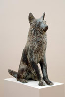 Gwynn Murrill / 
Elmo, 2005 / 
bronze / 
34 x 33 1/2 x 12 in. (86.4 x 85.1 x 30.5 cm) / 
Edition 1 of 6 